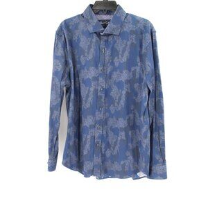Robert Graham Shirt Mens XL Modern Americana Tailored Fit Long Sleeve Button Up